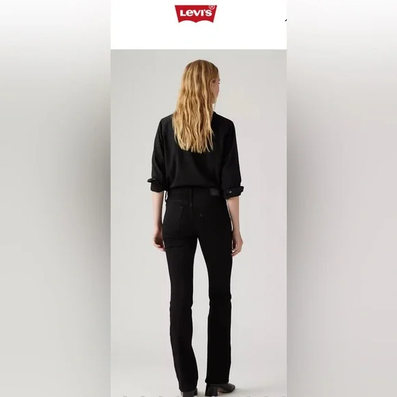 New Levi’s 315 Shaping bootcut Black mid rise Size 25 - Picture 8 of 11